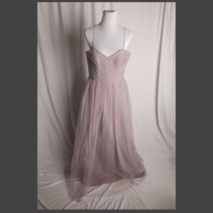 Sorella Vita 8486 Dusty Lavender Tulle dress Prom Bridesmaid Sz14 (Sz 12)